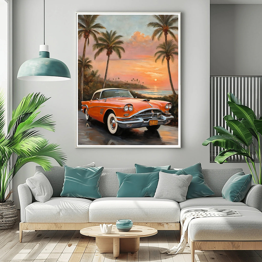 1958 Golden Hawk GT - Coastal Edition | Poster Canvas