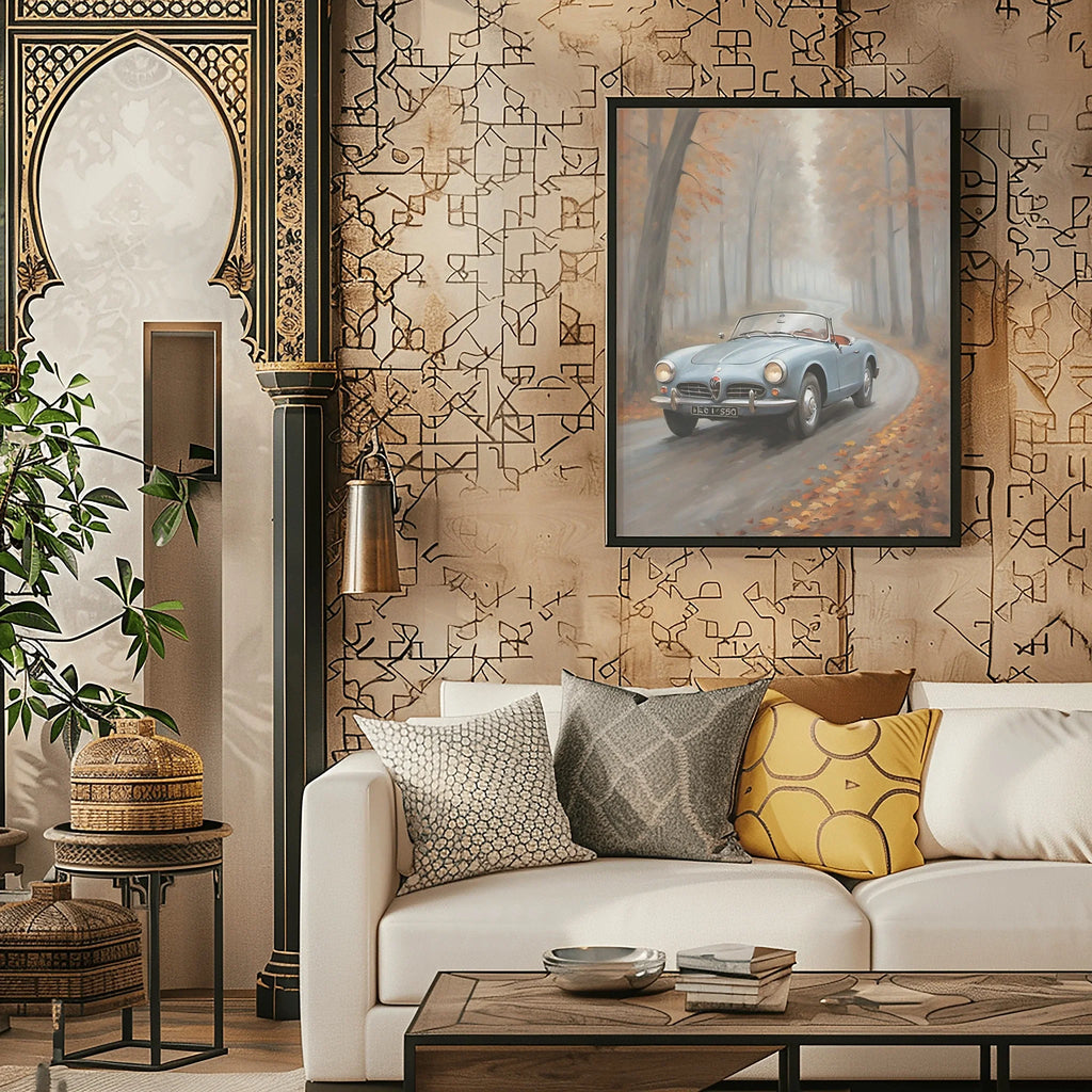 1958 Italian Spider Romance - Forest Edition | Poster Canvas