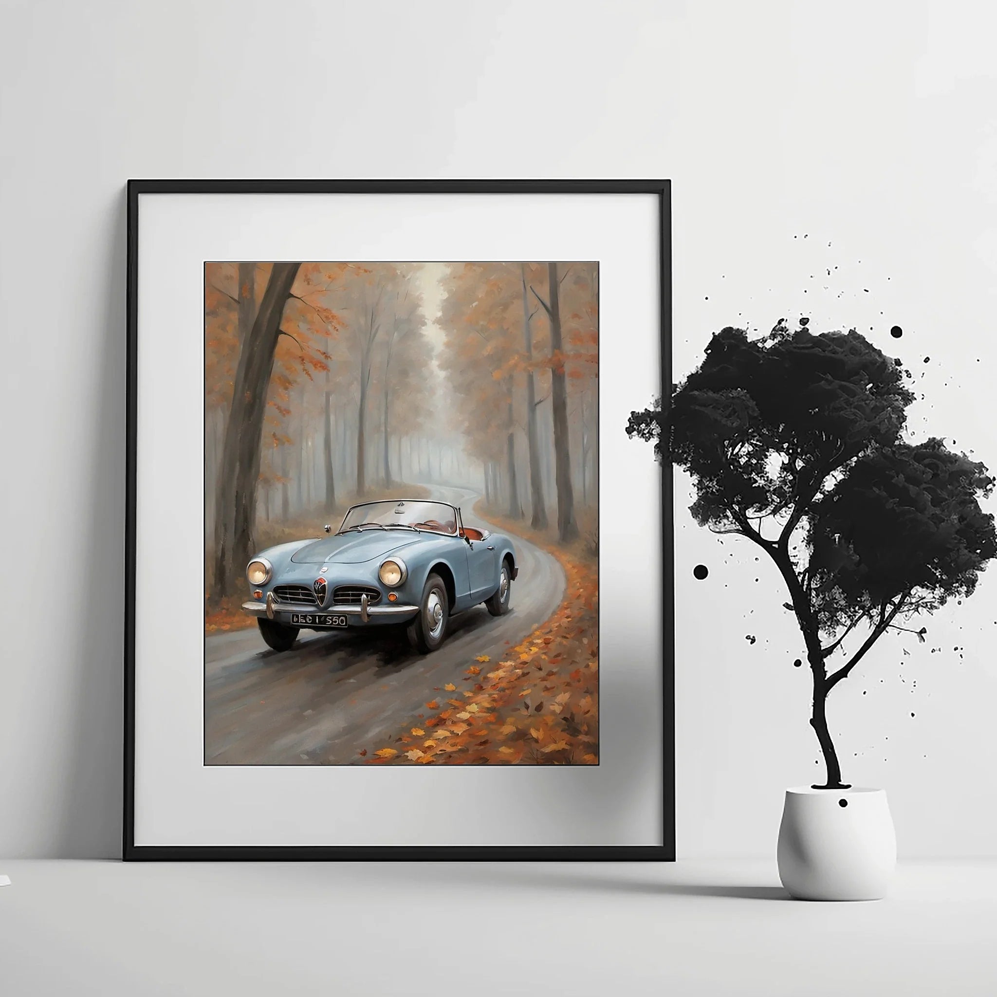 1958 Italian Spider Romance - Forest Edition | Poster Canvas