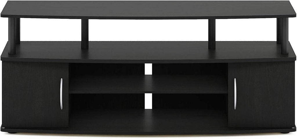 Jaya 55 Inch TV Entertainment Stand Blackwood Wood Cabinet