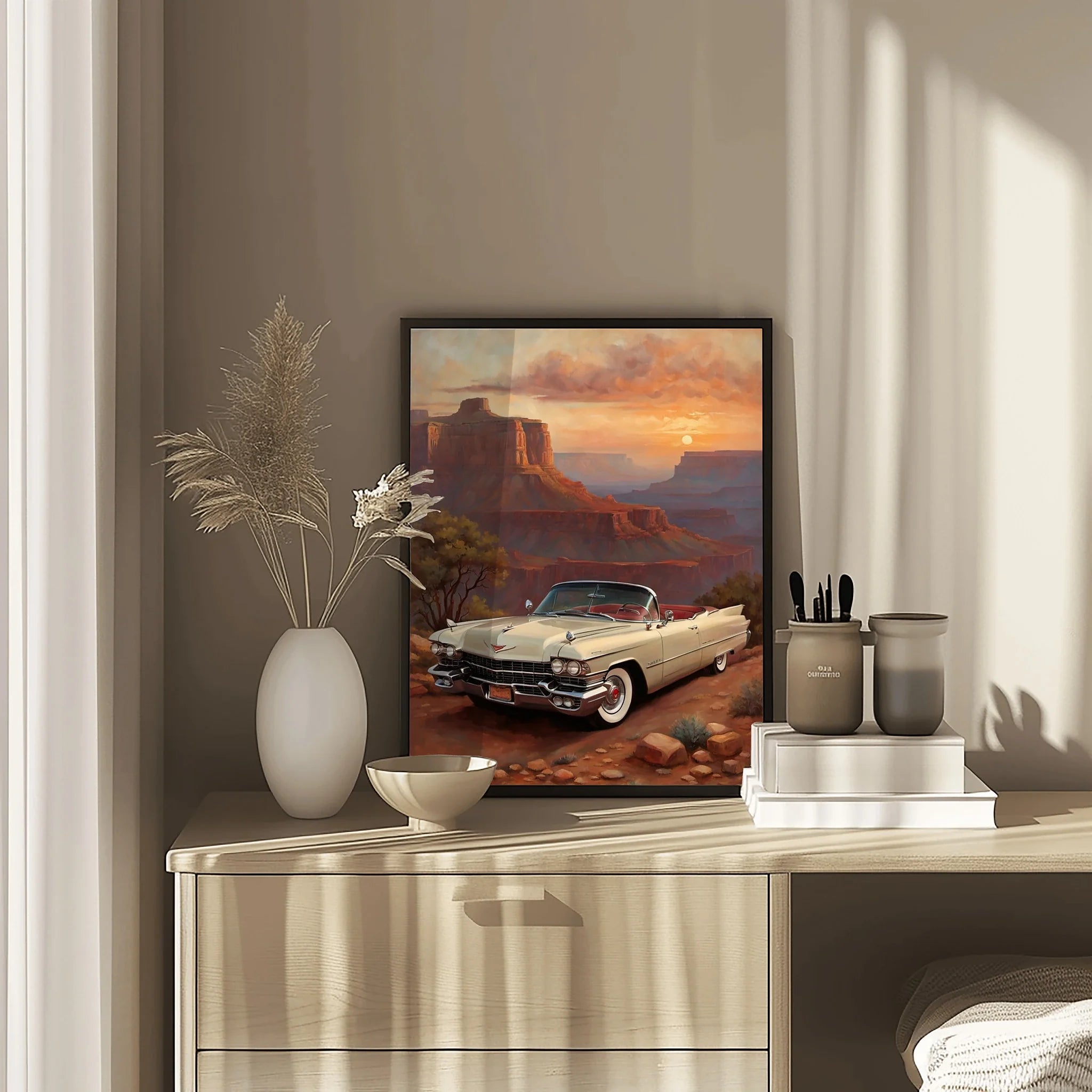1959 Fins Chrome Cadillac - Grand Canyon Edition | Poster Canvas
