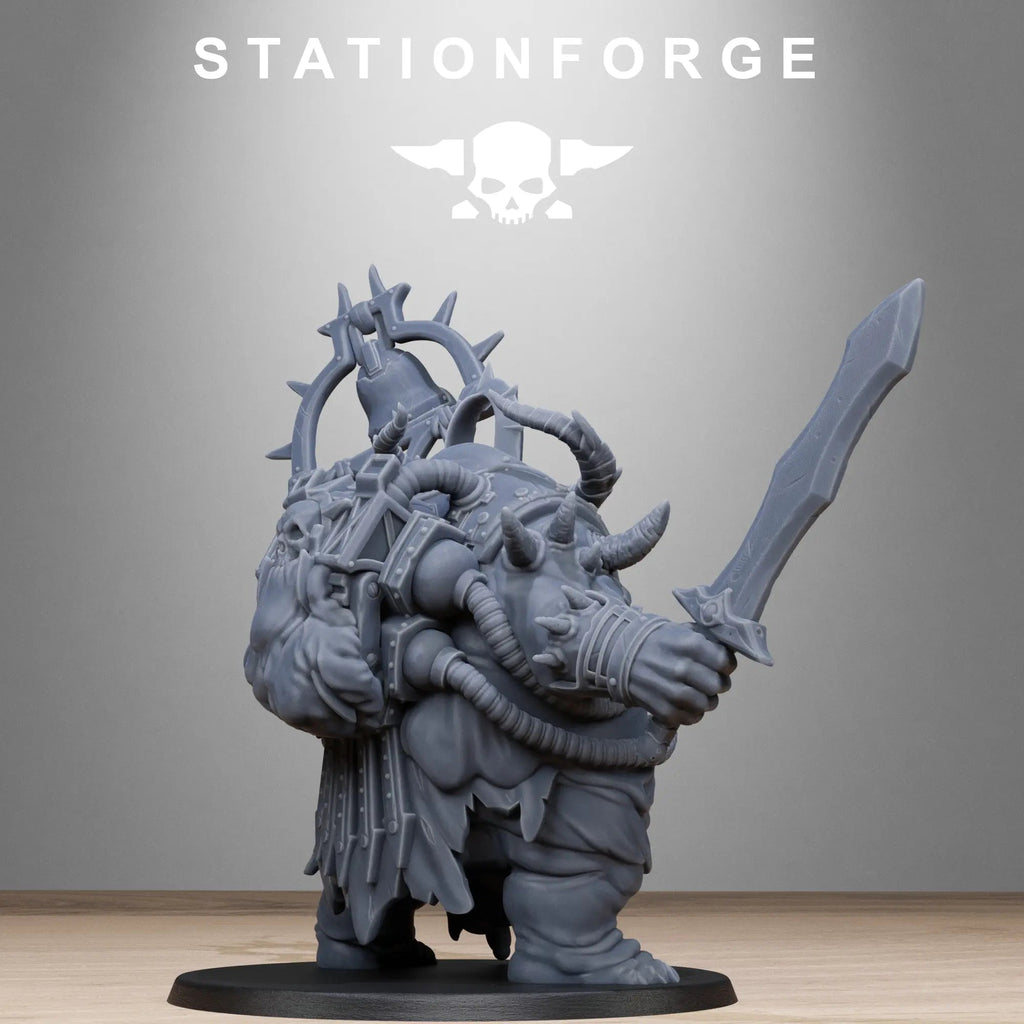 Corrupted Lord of the Filth by Station Forge 28/32mm Scale Miniature, 73mm tall, Great Unclean One Proxy