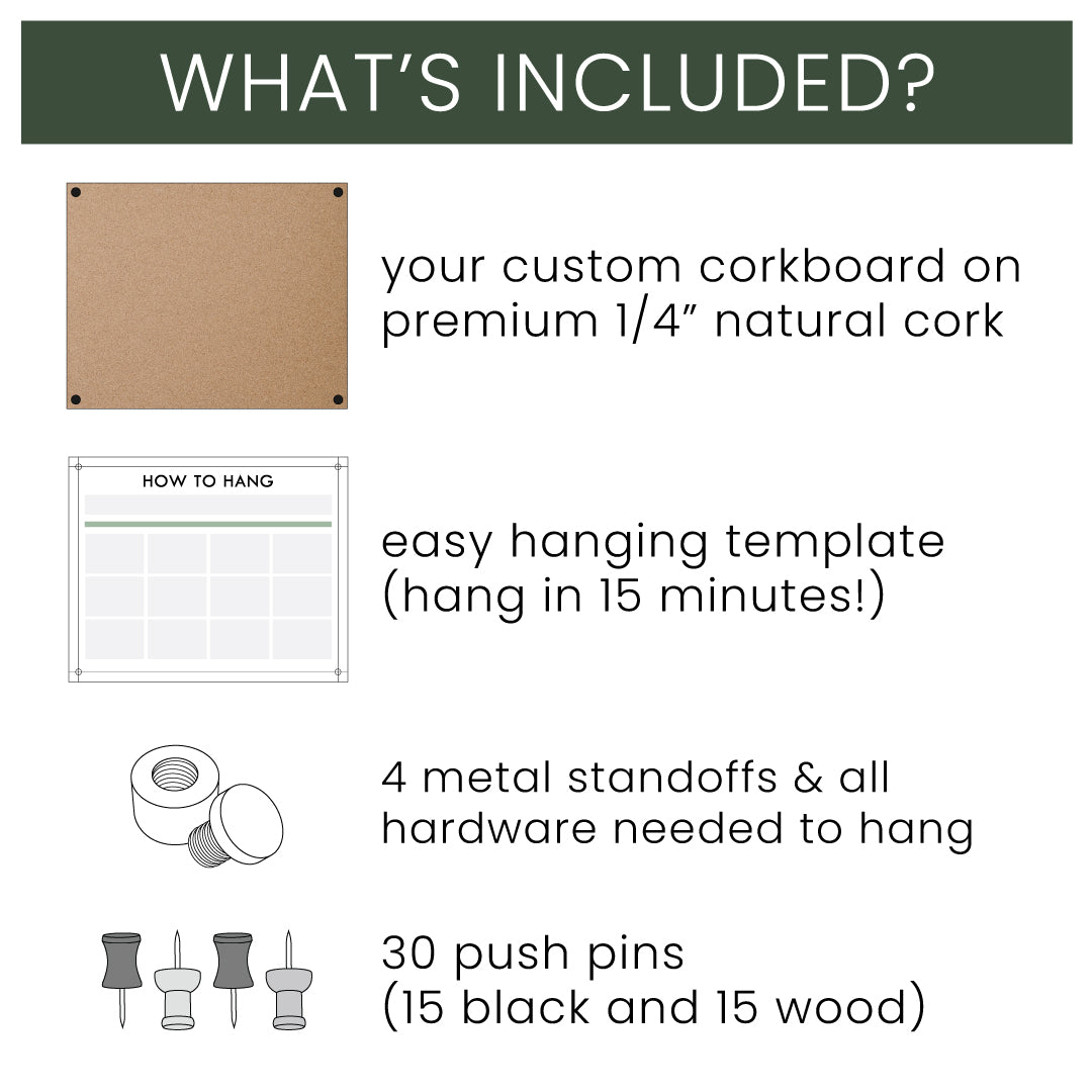 Large Blank Corkboard
