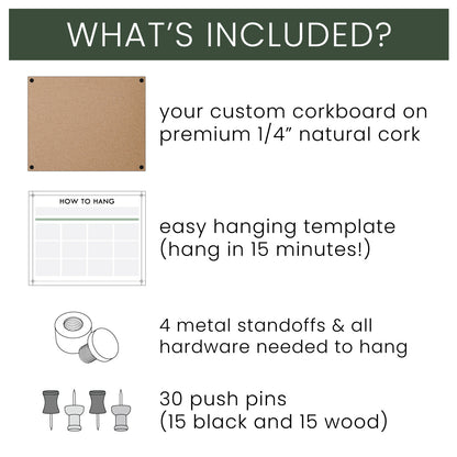 Large Blank Corkboard