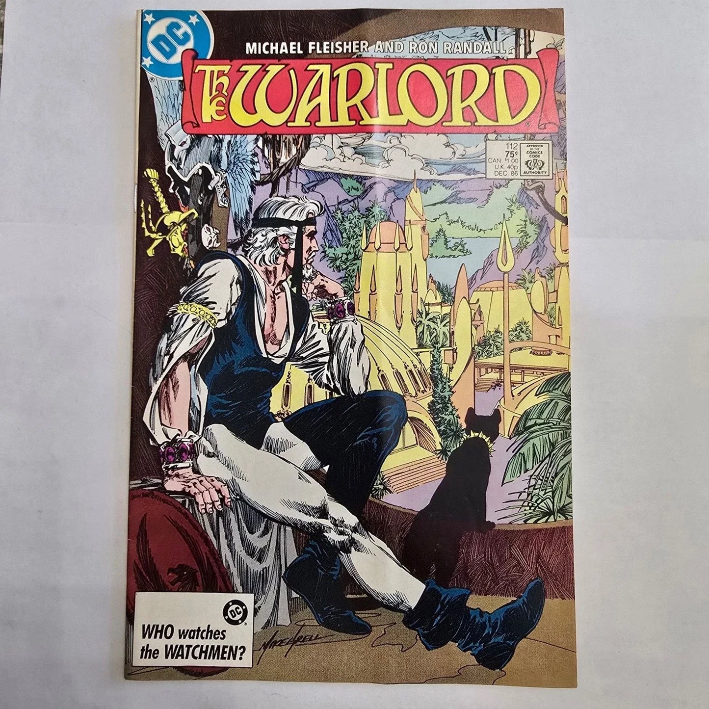The Warlord #112 DC Comics 1986 Fantasy Adventure Comic