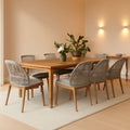 7 Piece Outdoor Dining Set With Wicker Chairs And Table