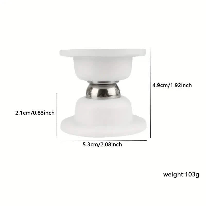 2-Pack: Heavy-Duty Magnetic Door Stopper