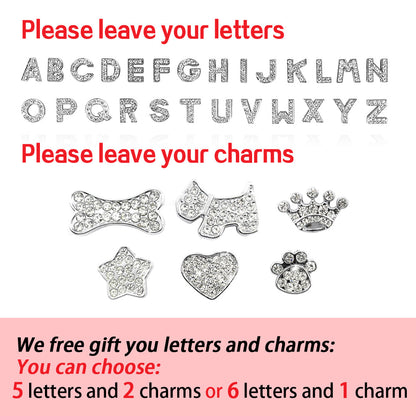 Personalized Cat Rhinestone Puppy Small Dogs Collar