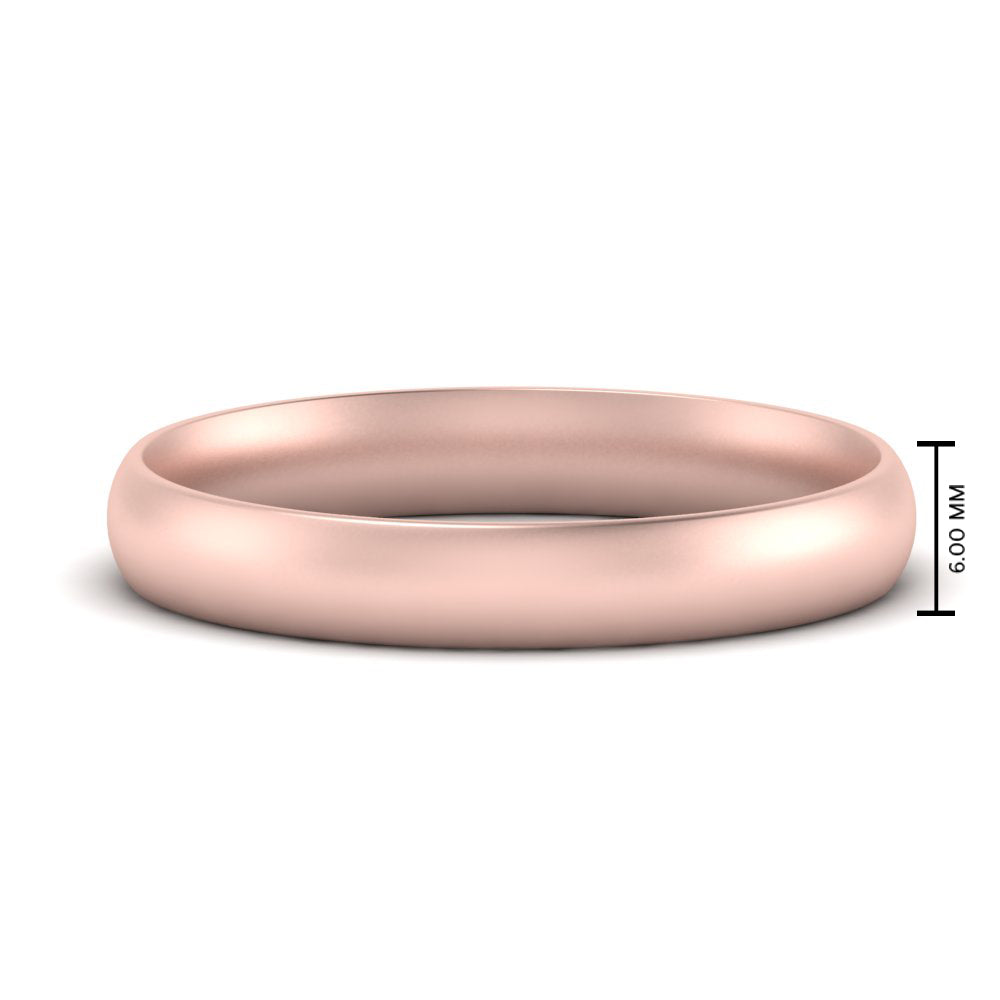 Comfort Fit Mens Wedding Band