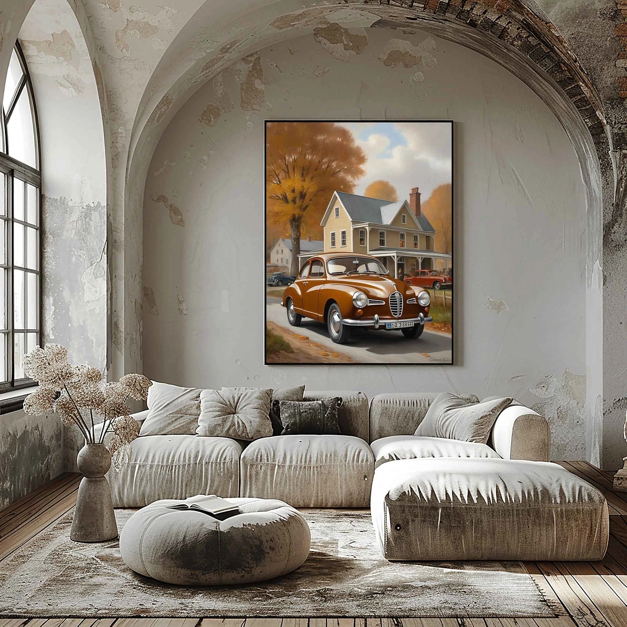 1960 Swedish Rally Legend - Autumn Edition | Poster Canvas