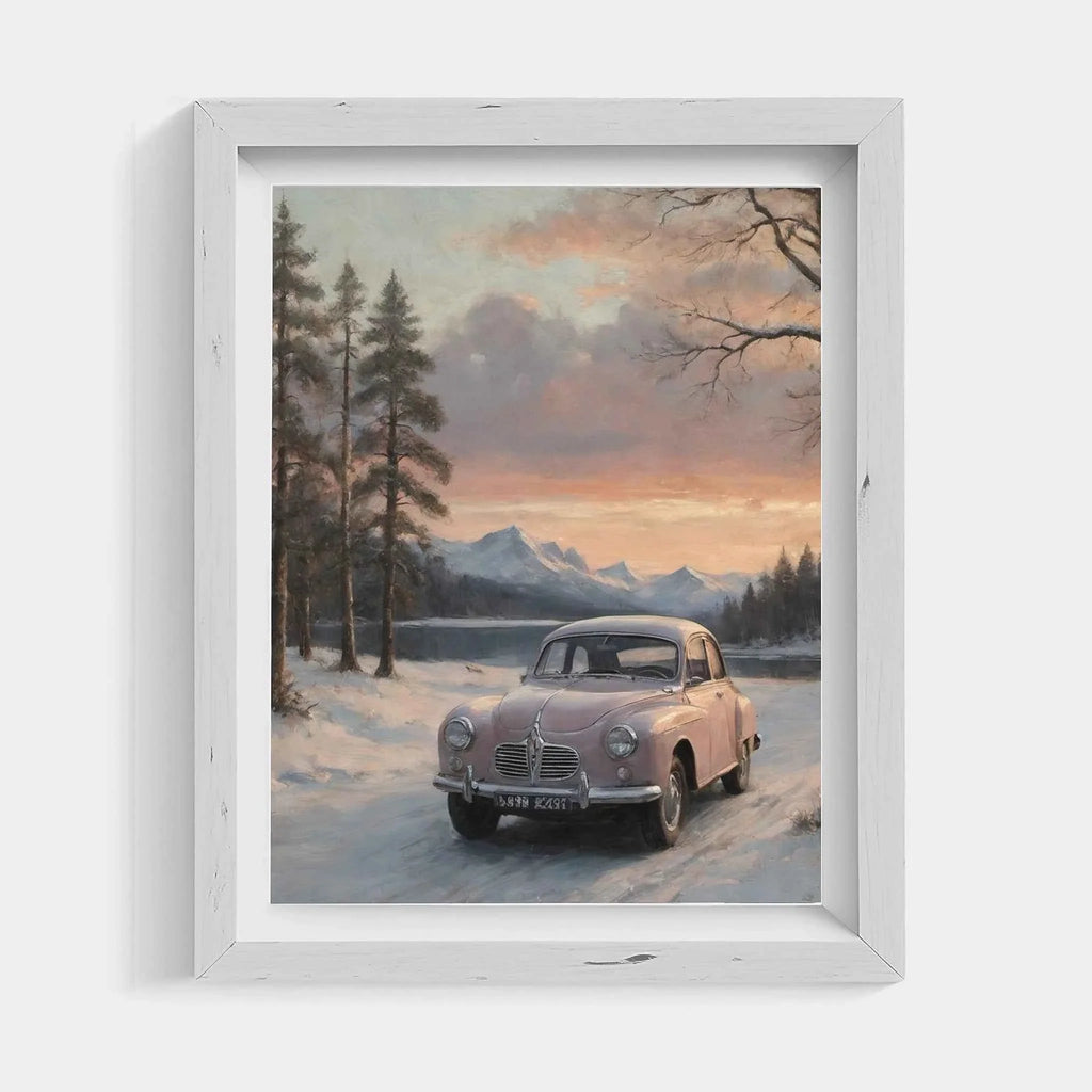 1960 Swedish Rally Legend - Lake Edition | Poster Canvas