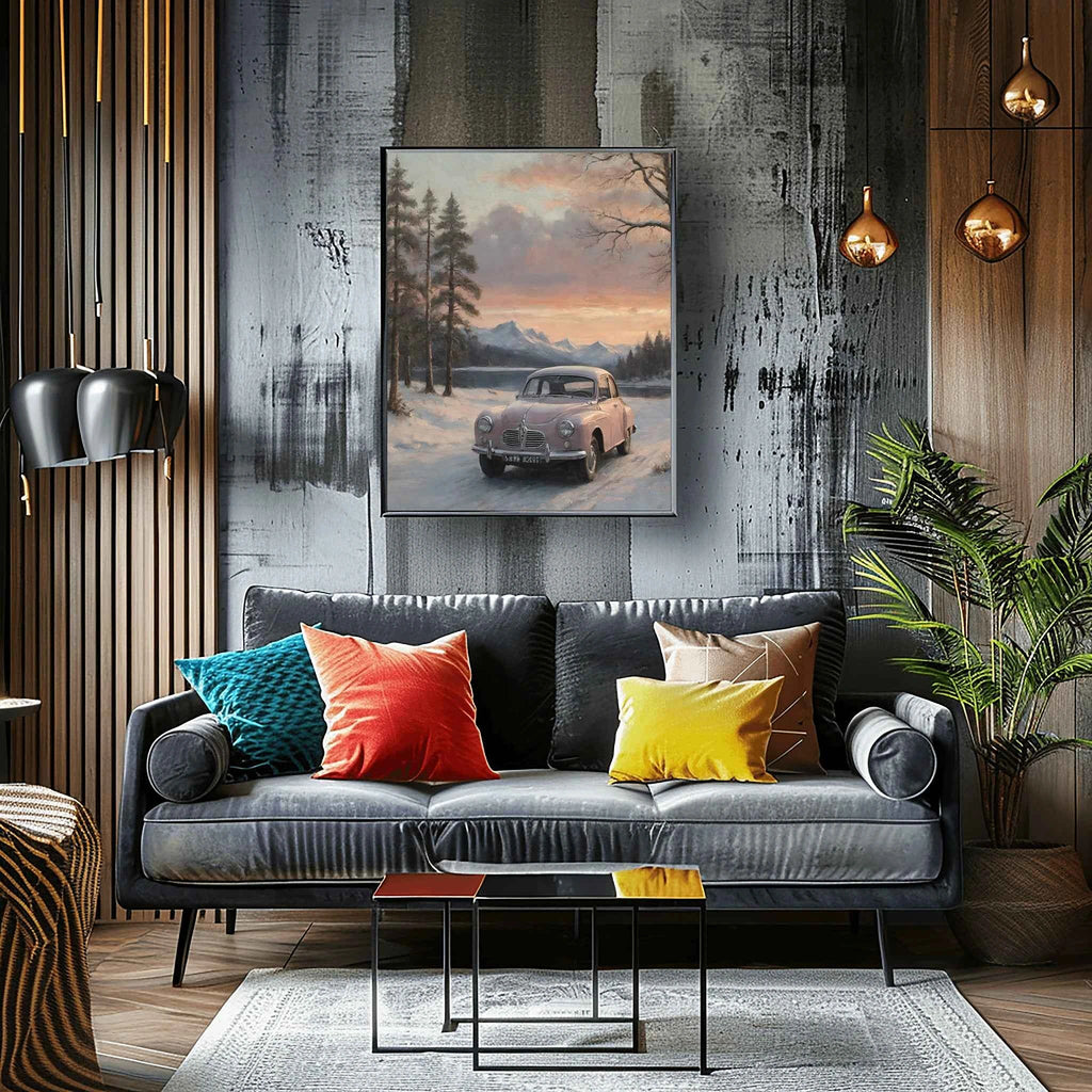 1960 Swedish Rally Legend - Lake Edition | Poster Canvas
