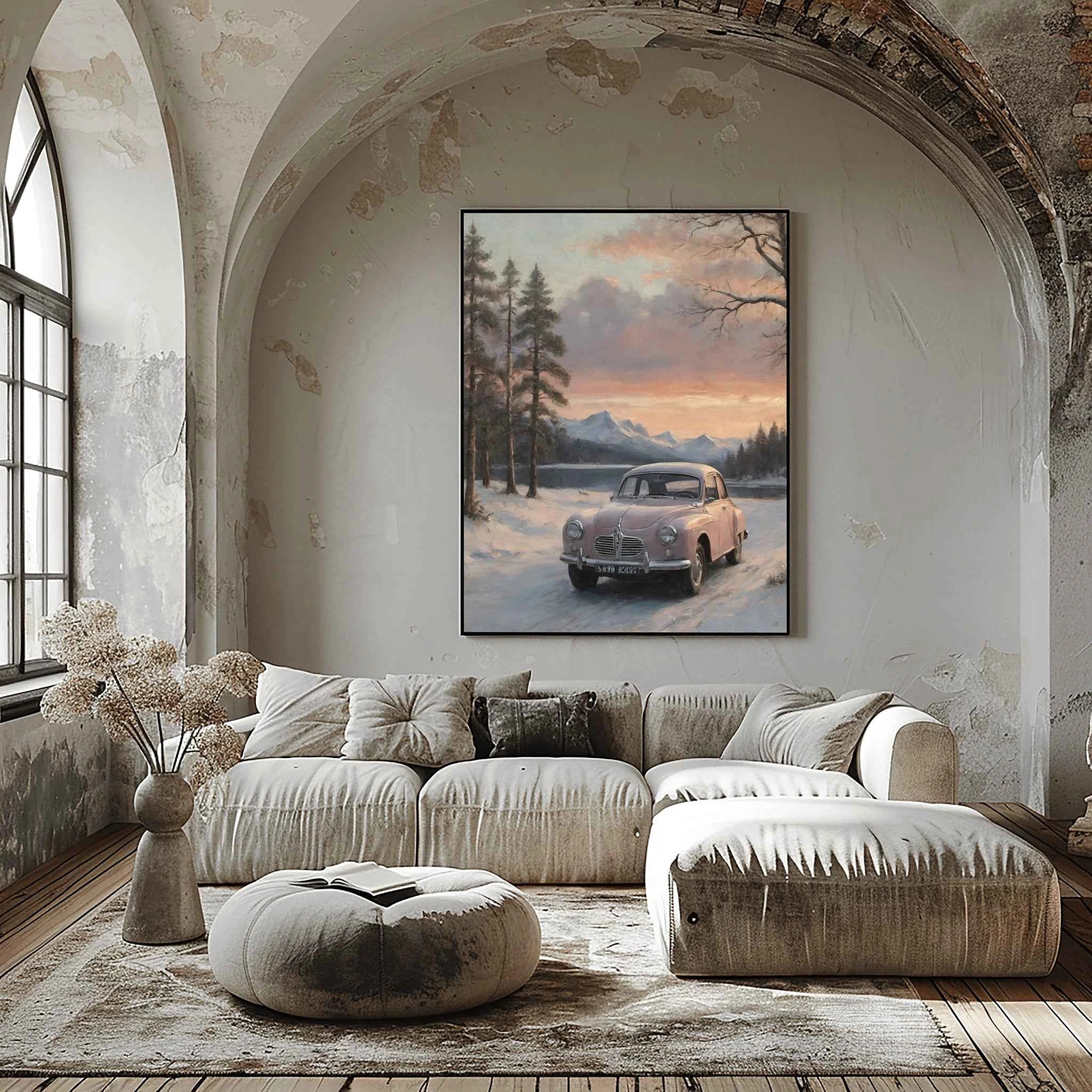 1960 Swedish Rally Legend - Lake Edition | Poster Canvas
