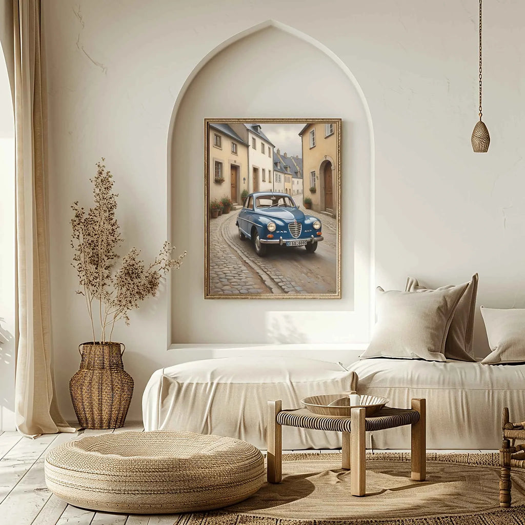 1960 Swedish Rally Legend - Town Edition | Poster Canvas