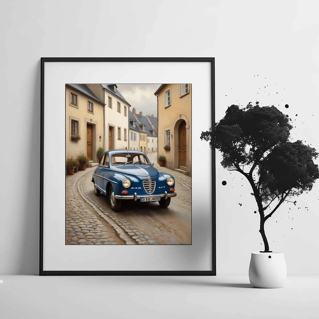 1960 Swedish Rally Legend - Town Edition | Poster Canvas