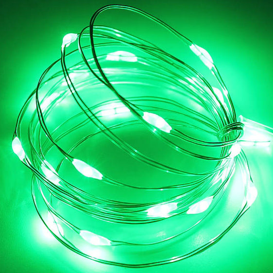 20 LED Silver Copper Mini String Light - Batteries Included