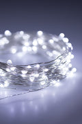 30 LED Silver Copper Fairy String Lights - Battery Operated