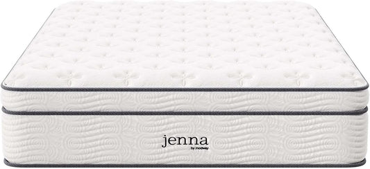 Queen Hybrid Mattress 14 Inch Memory Foam Wrapped Coils