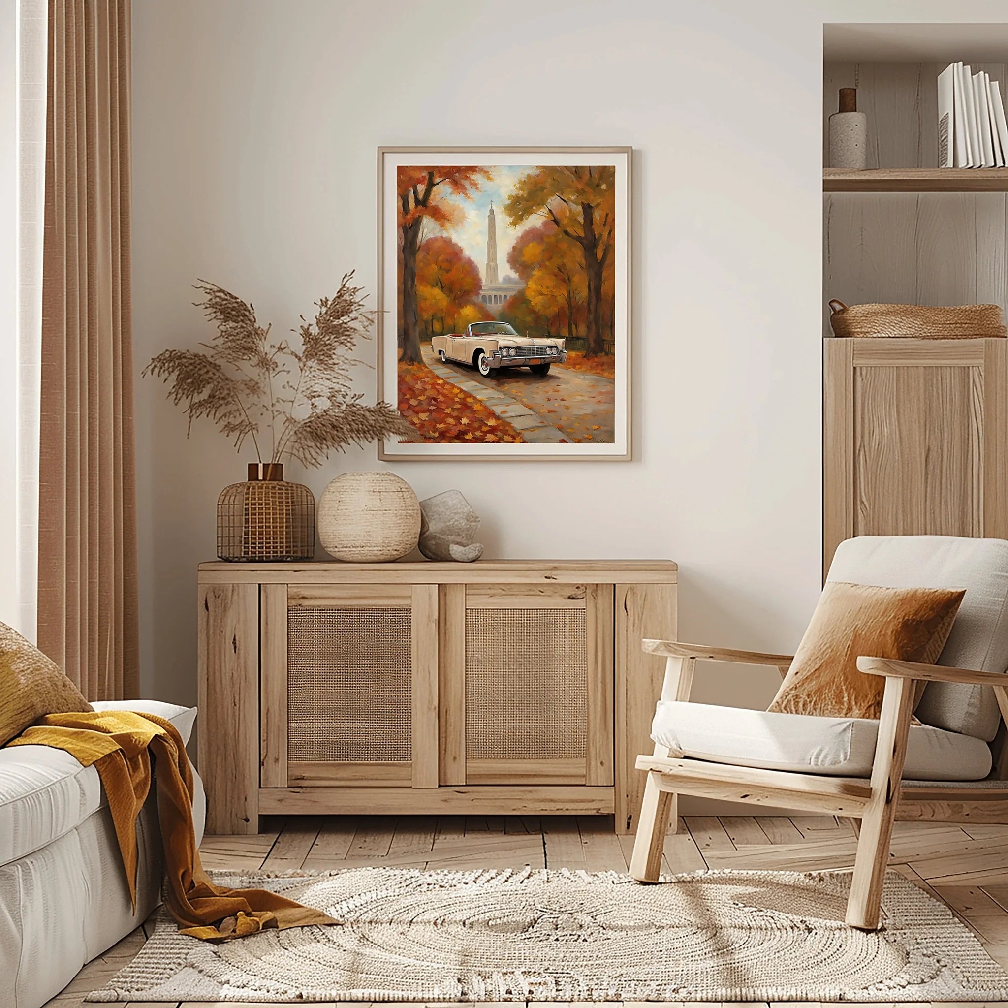 1961 Suicide-Door Continental - Autumn Edition | Poster Canvas