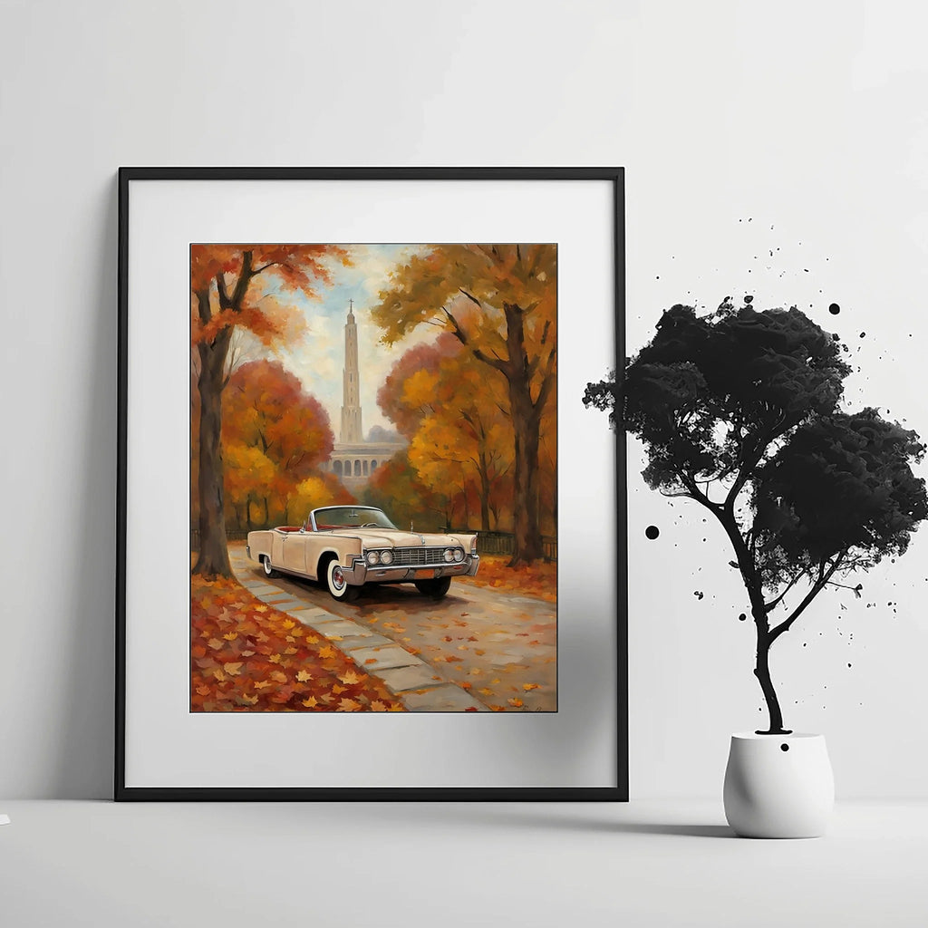 1961 Suicide-Door Continental - Autumn Edition | Poster Canvas