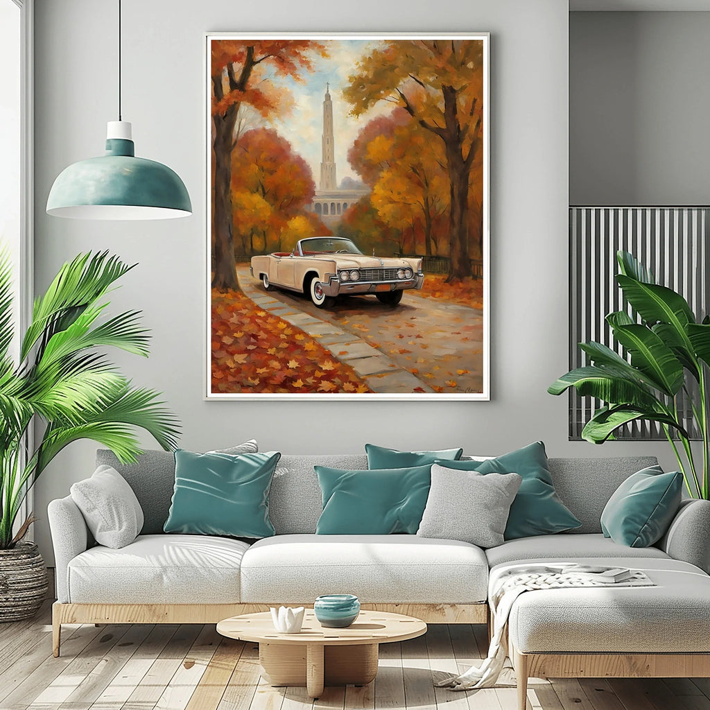 1961 Suicide-Door Continental - Autumn Edition | Poster Canvas