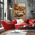 1961 Suicide-Door Continental - Gas Station Edition | Poster Canvas