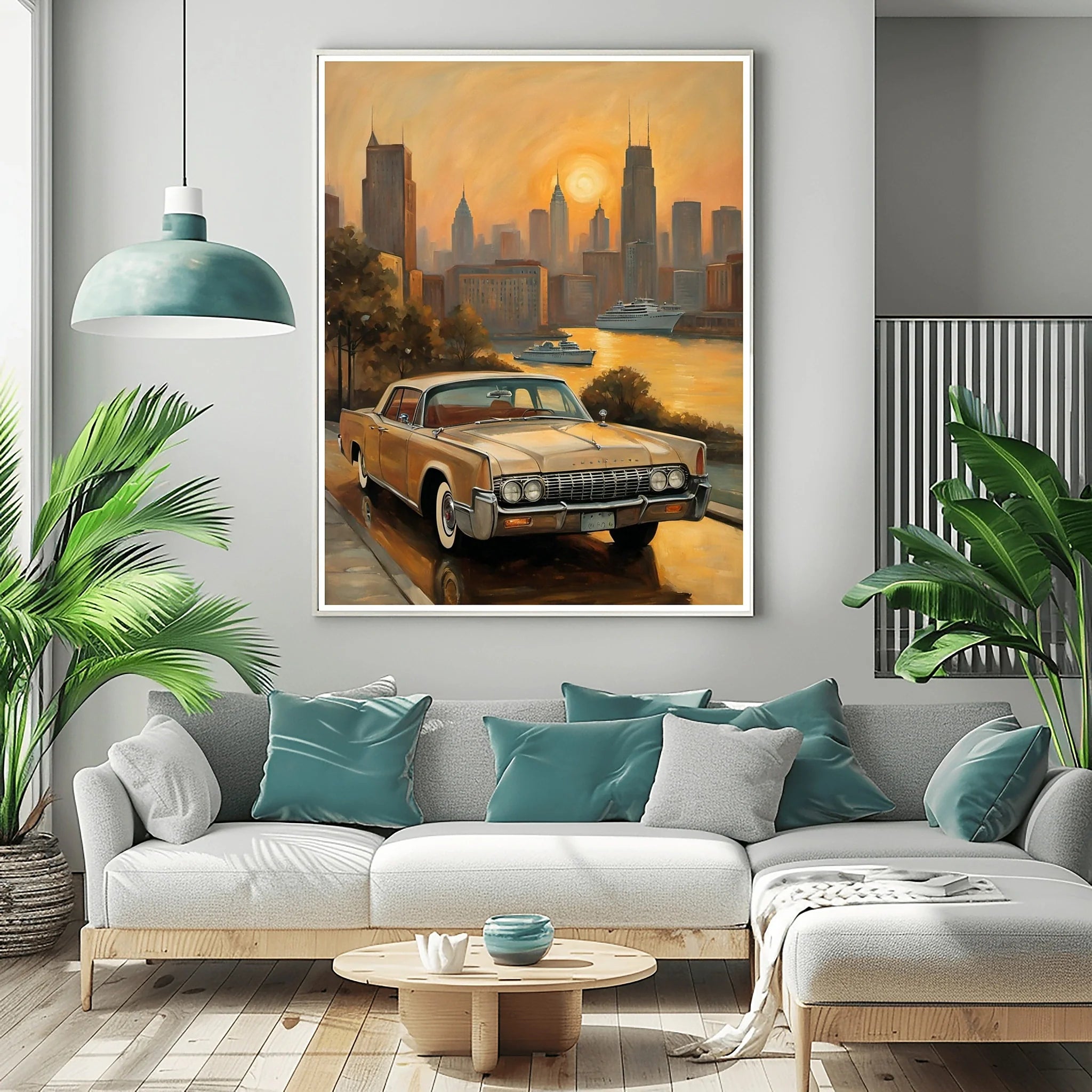 1961 Suicide-Door Continental - Sunset Edition | Poster Canvas