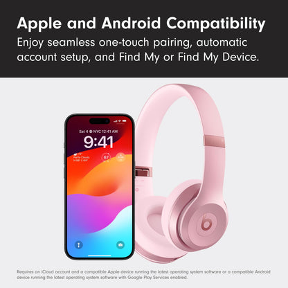 Beats Solo 4 Wireless Headphones with 20W Power Adapter - Slate Blue