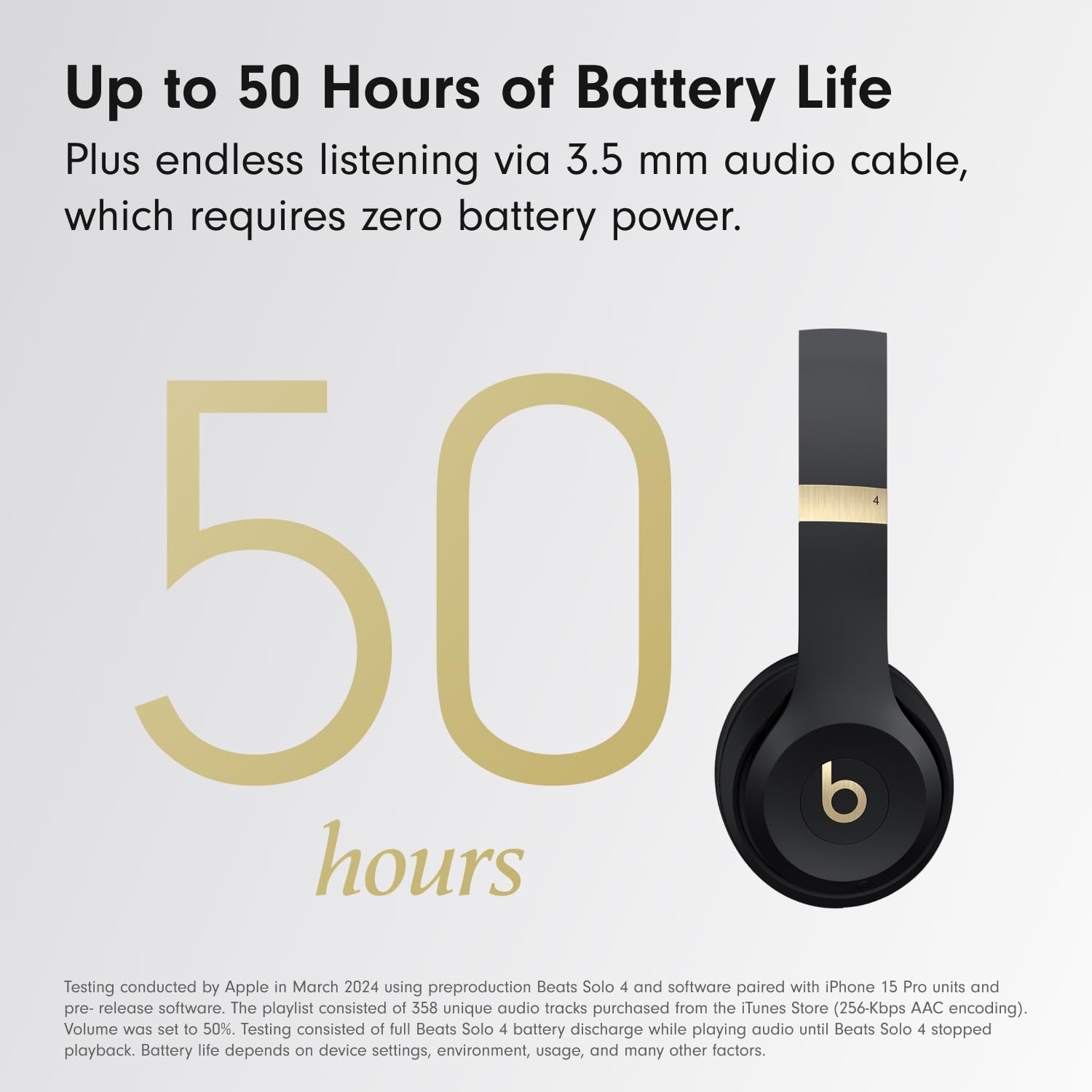 Beats Solo 4 Wireless Headphones with 20W Power Adapter - Slate Blue