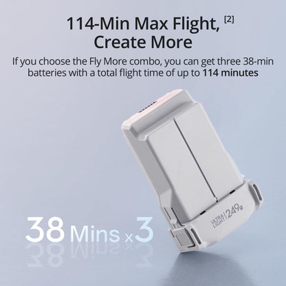 DJI Mini 3 (DJI RC), Lightweight 3x Mechanical Gimbal Drones with Camera for Adults 4K, 38-min Flight Time, up to 32800ft (10km) Video Transmission, Vertical Shooting, GPS Auto Return Integrated