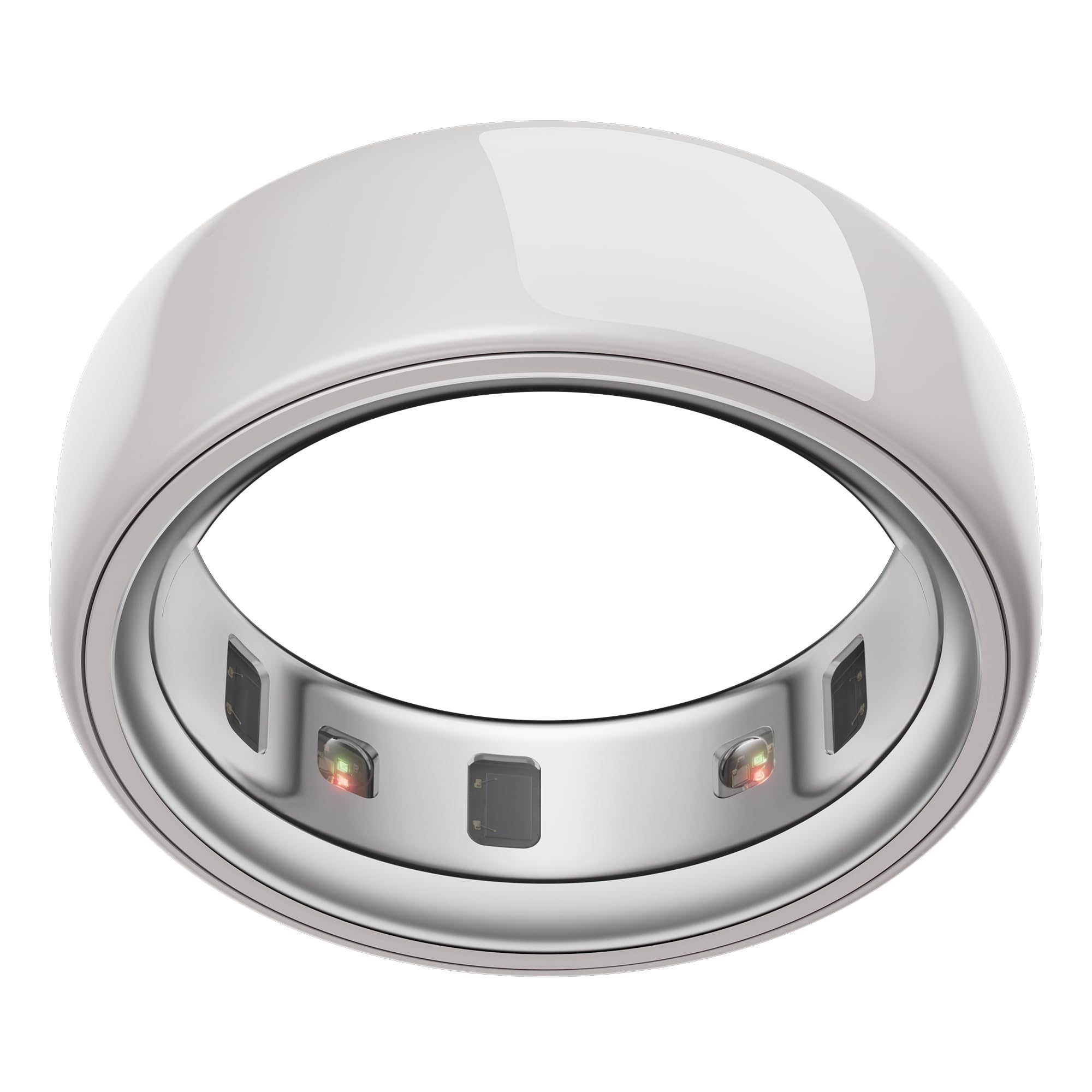 Oura Ring 4 - Ceramic Petal - Size 8 - Sleep, Activity, Women’s Health, AI Advisor, Up to 8 Days of Battery Life, Size Before You Buy, Android & iOS Compatible
