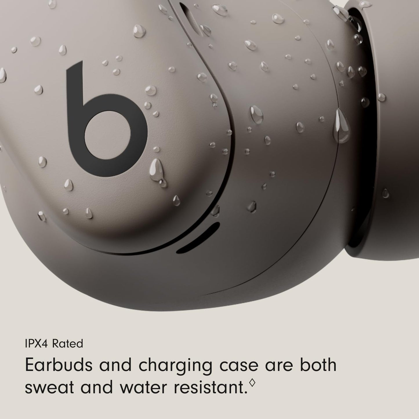Beats Powerbeats Fit - Wireless Noise Cancelling Workout Earbuds with Secure-Fit Wingtips, Up to 30-Hour Battery Life, Sweat & Water Resistant, Apple & Android Compatible - Gravel Gray