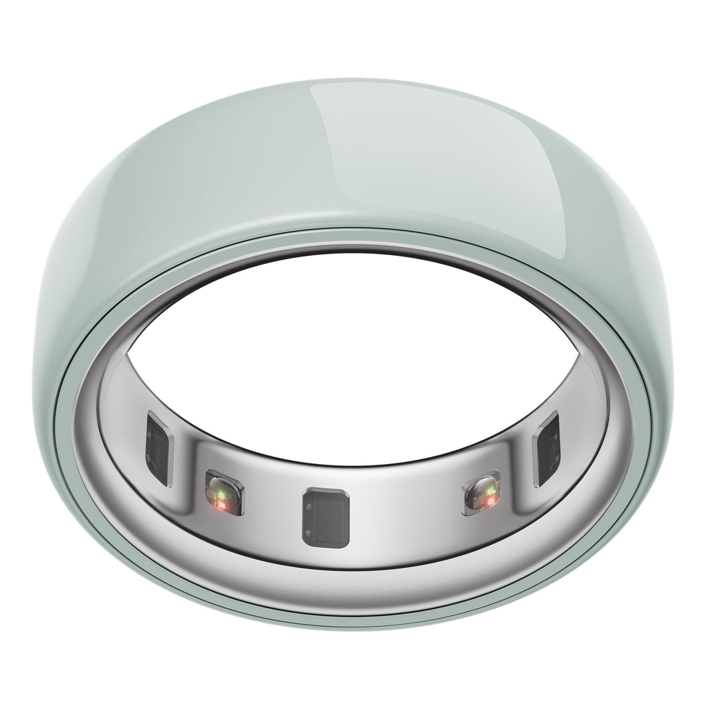 Oura Ring 4 - Ceramic Petal - Size 8 - Sleep, Activity, Women’s Health, AI Advisor, Up to 8 Days of Battery Life, Size Before You Buy, Android & iOS Compatible