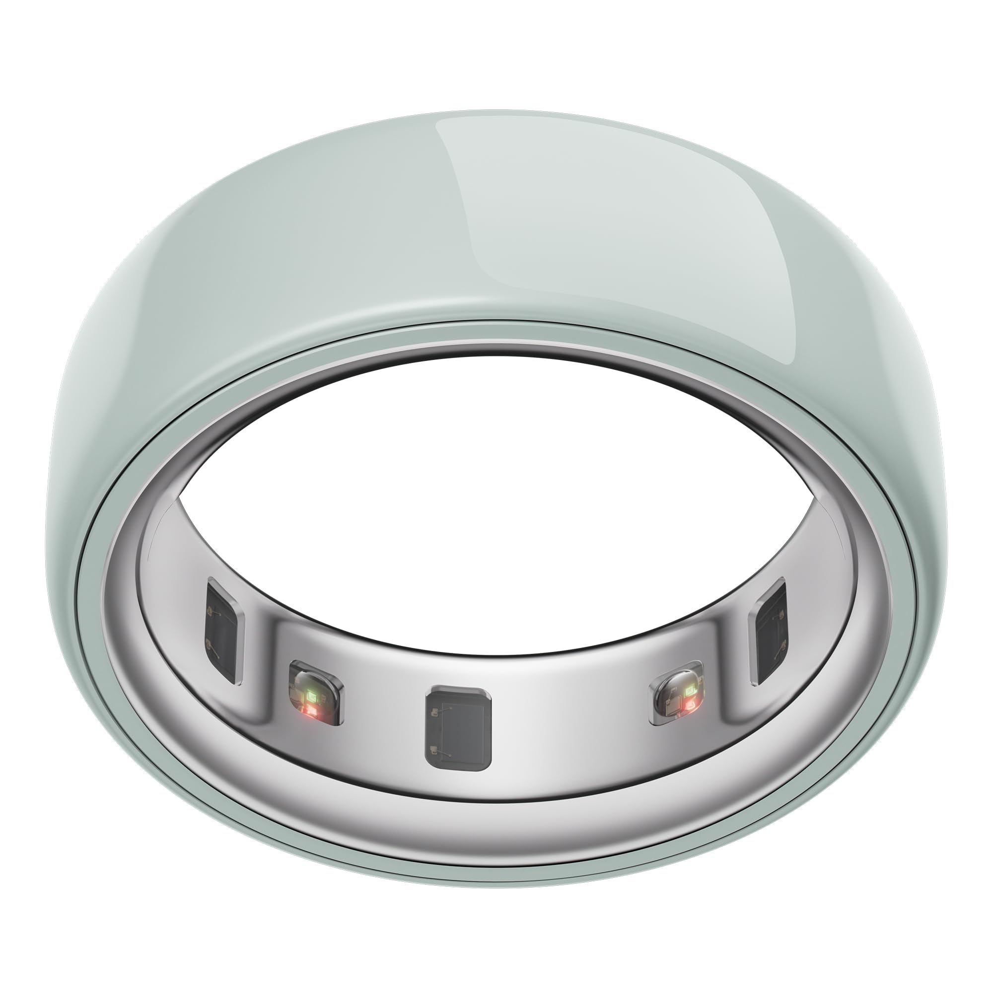 Oura Ring 4 - Ceramic Petal - Size 8 - Sleep, Activity, Women’s Health, AI Advisor, Up to 8 Days of Battery Life, Size Before You Buy, Android & iOS Compatible