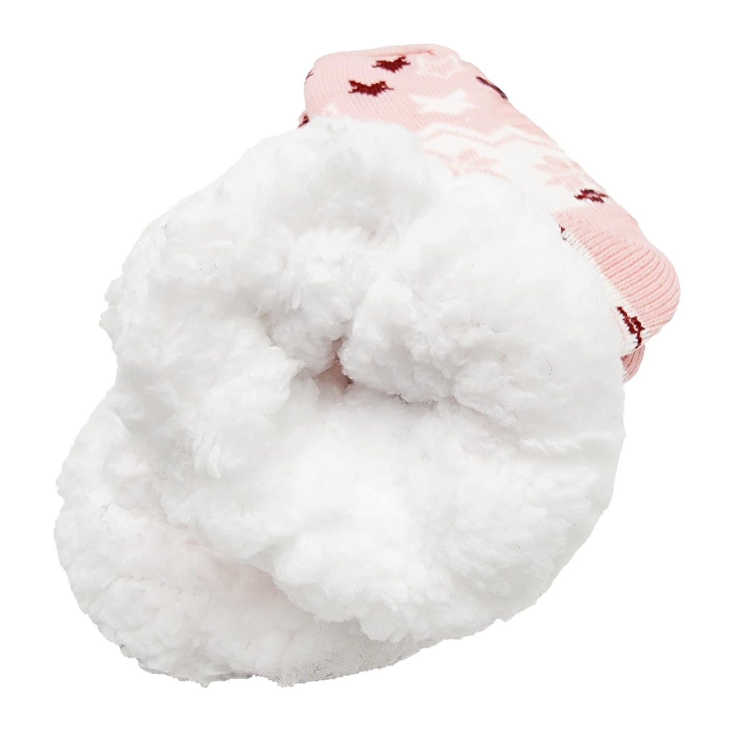 Winterlace Fuzzy Fluffy Slipper Socks, 3 Pairs Womens Sherpa Non Slip Plush Comfy Cozy Cabin Sock