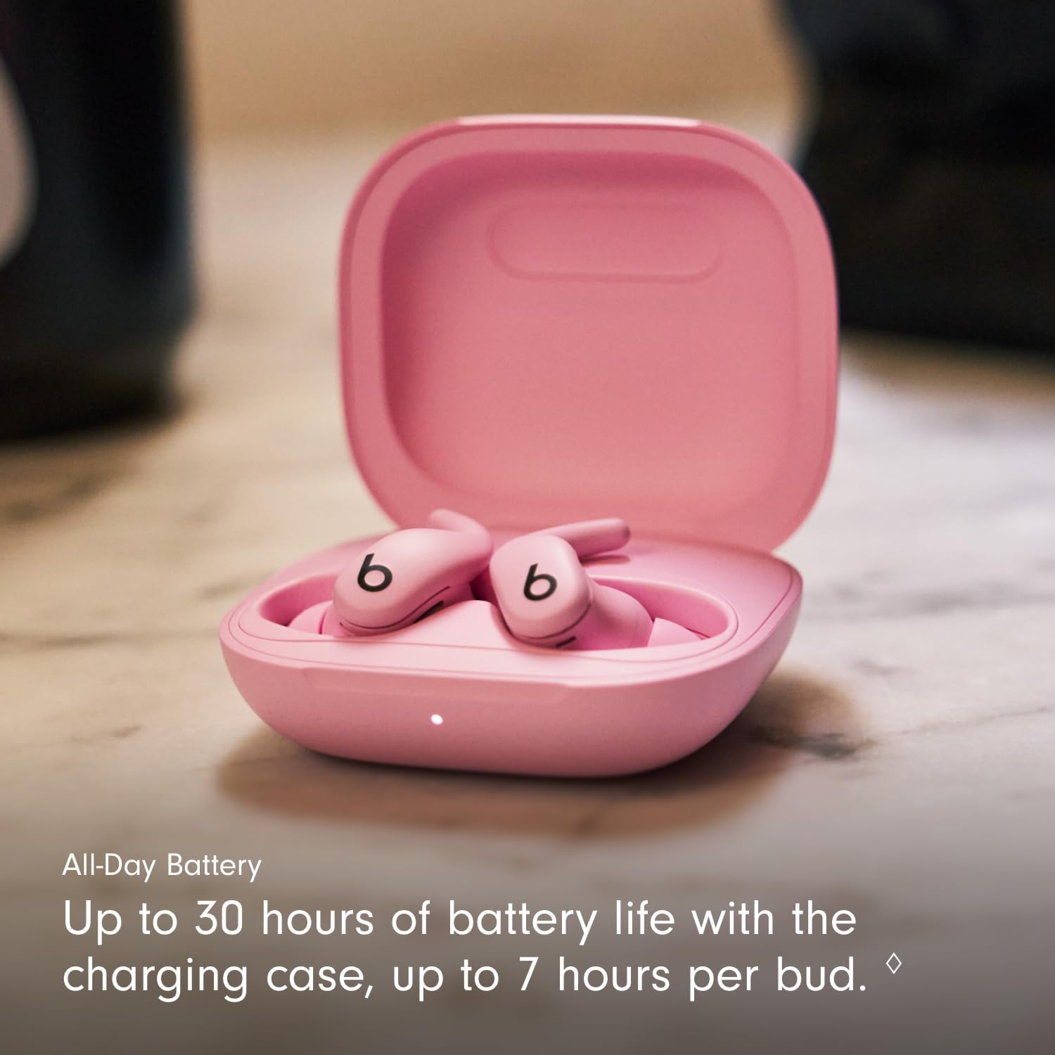 Beats Powerbeats Fit - Wireless Noise Cancelling Workout Earbuds with Secure-Fit Wingtips, Up to 30-Hour Battery Life, Sweat & Water Resistant, Apple & Android Compatible - Gravel Gray