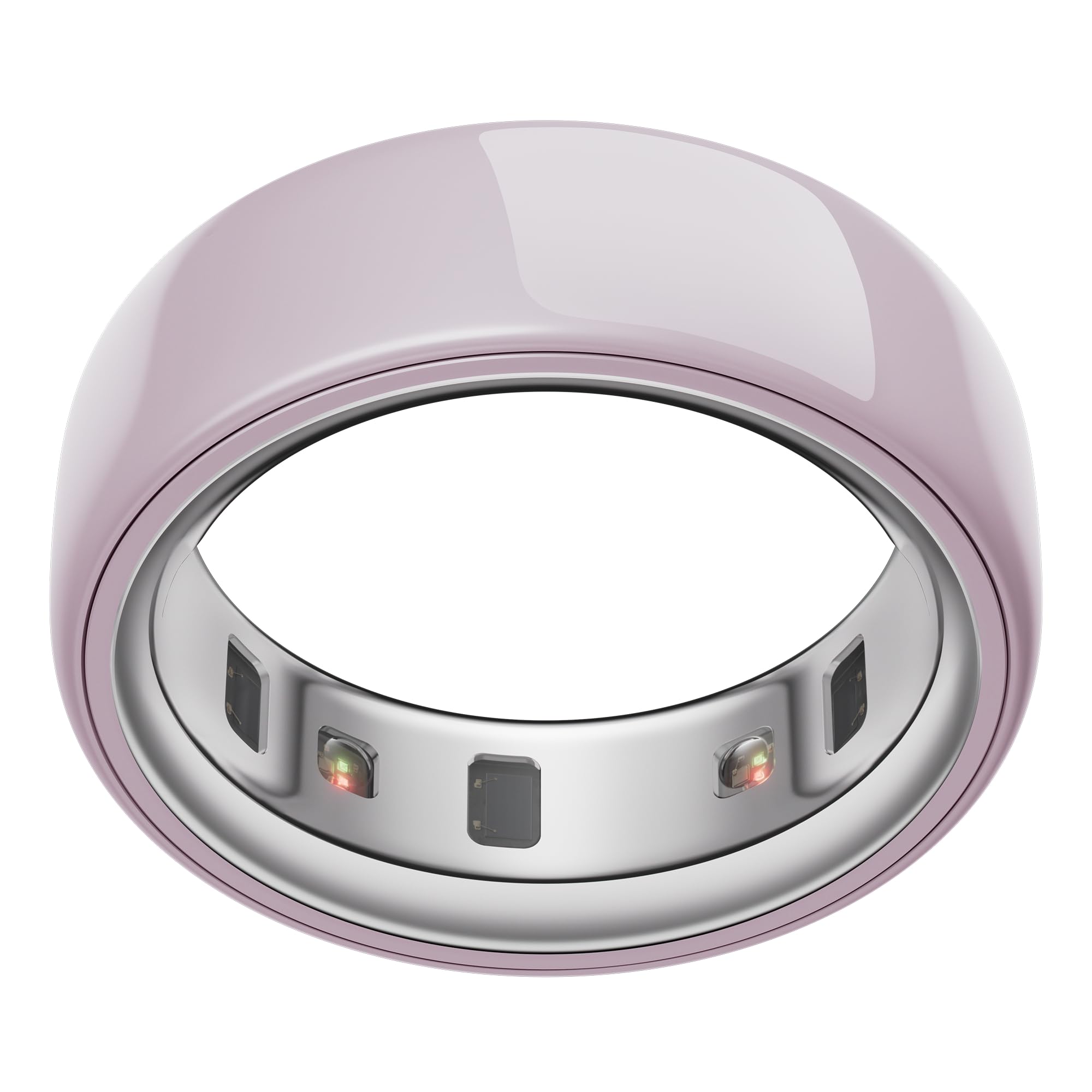 Oura Ring 4 - Ceramic Petal - Size 8 - Sleep, Activity, Women’s Health, AI Advisor, Up to 8 Days of Battery Life, Size Before You Buy, Android & iOS Compatible