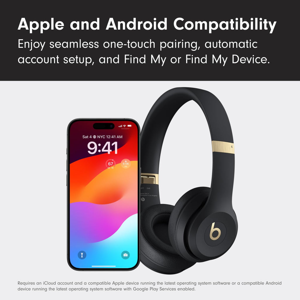 Beats Solo 4 Wireless Headphones with 20W Power Adapter - Slate Blue