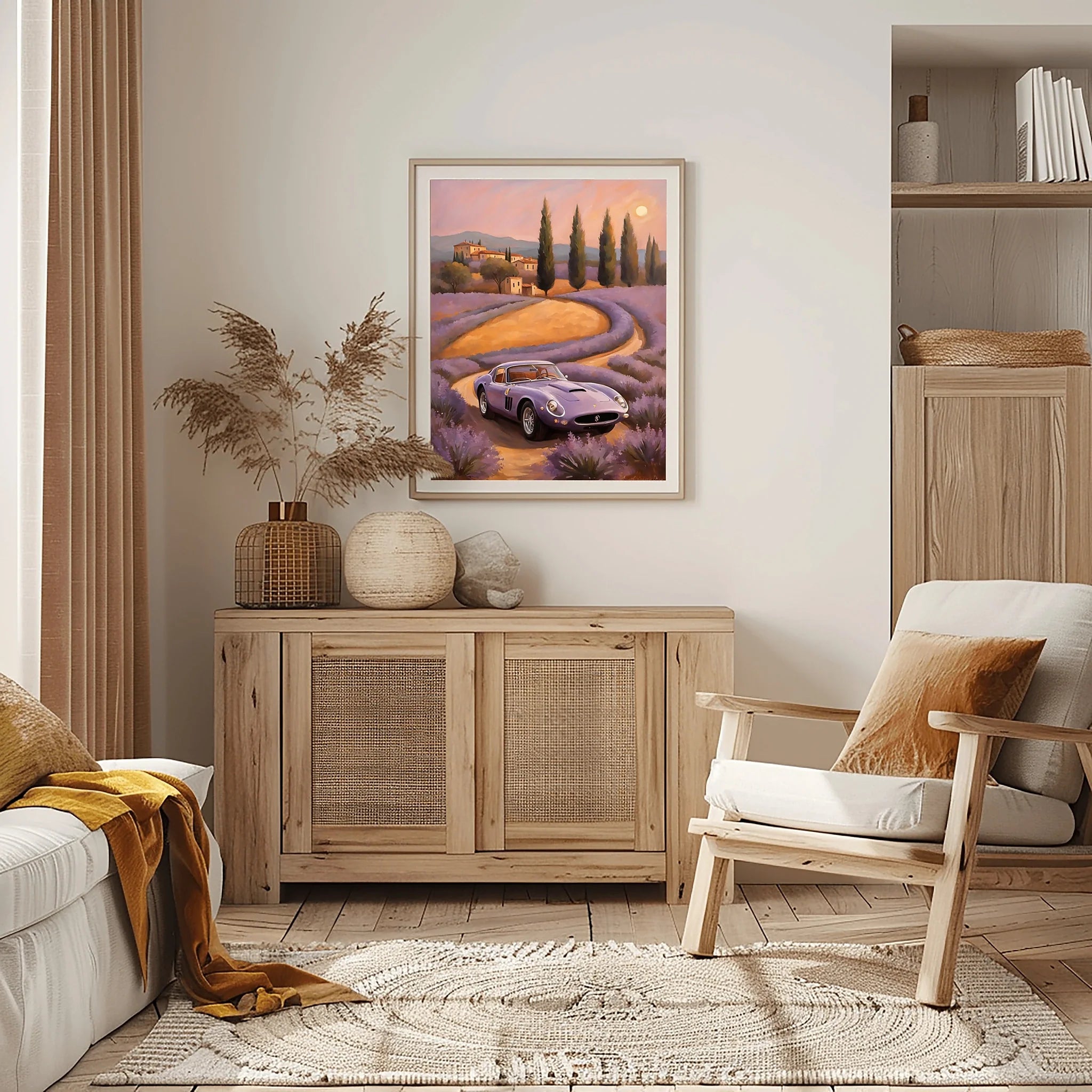 1962 Italian Racing Royalty - Lavender Edition | Poster Canvas
