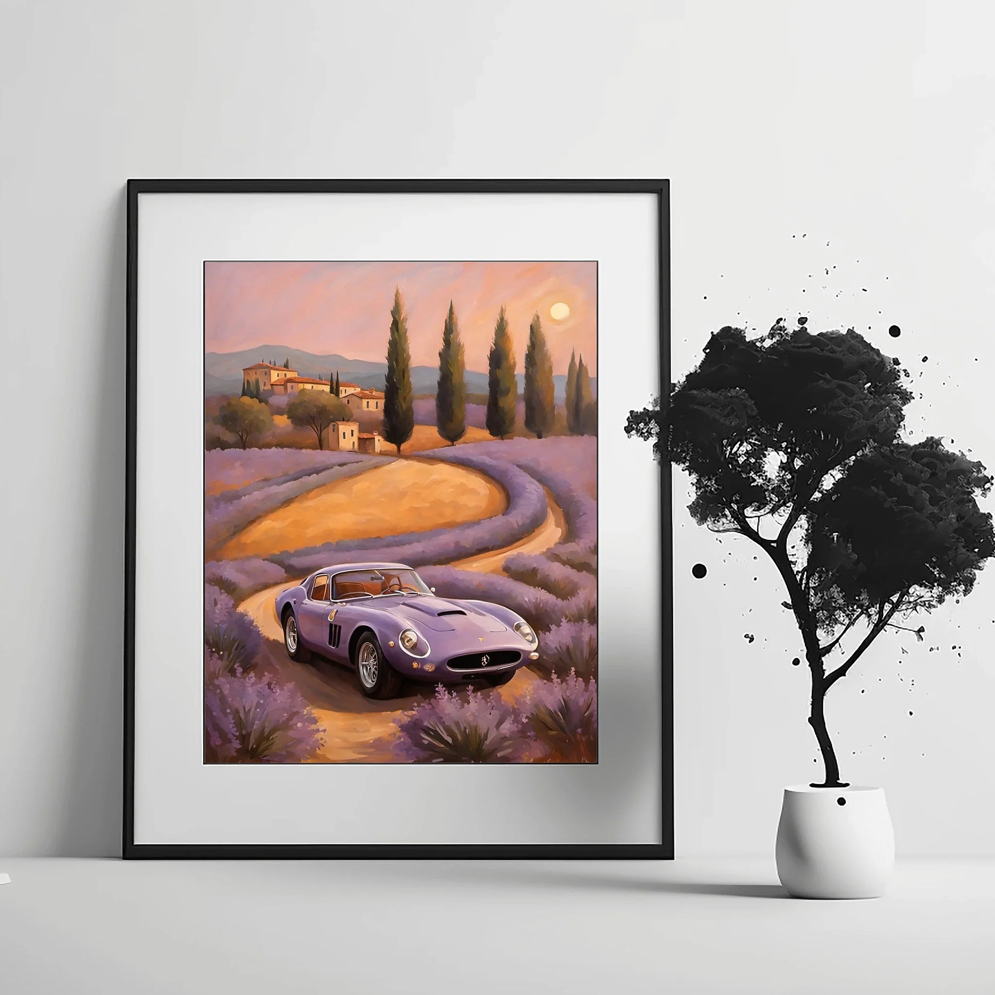 1962 Italian Racing Royalty - Lavender Edition | Poster Canvas