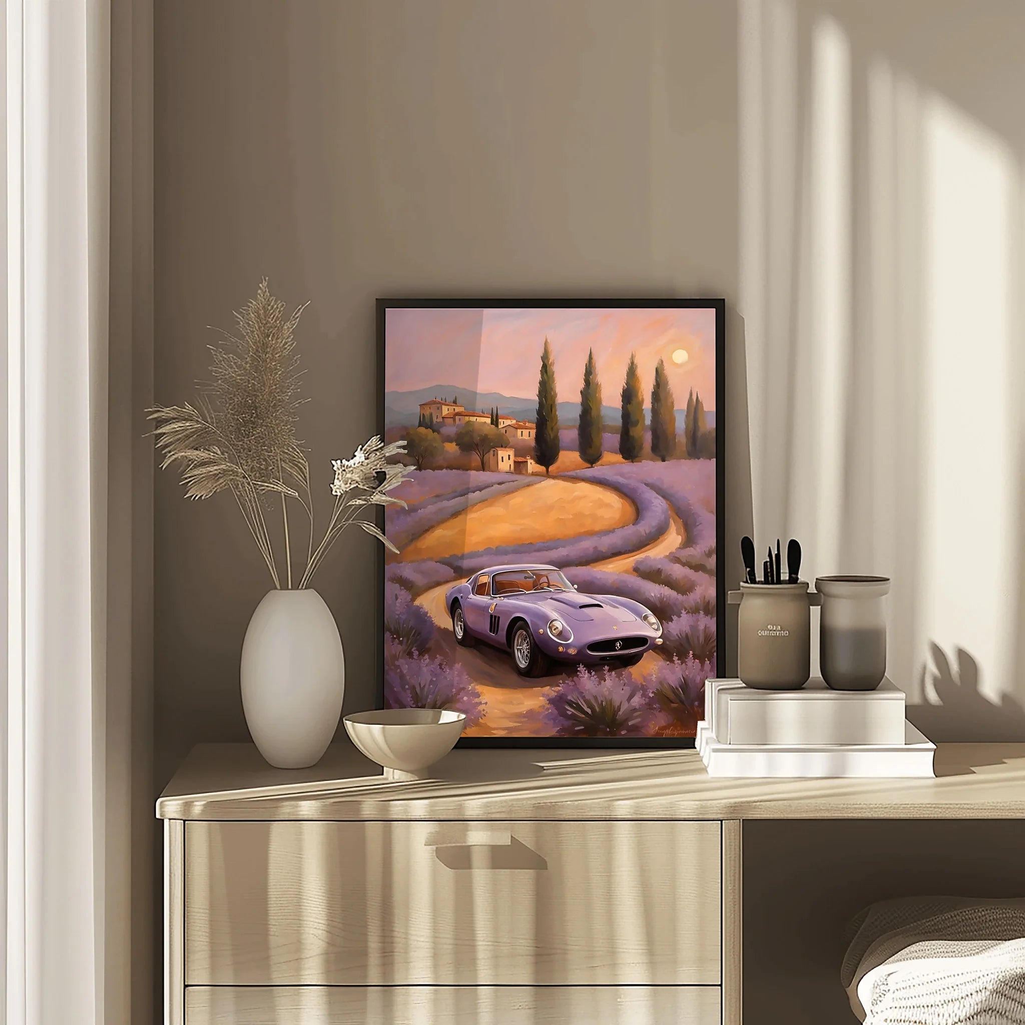 1962 Italian Racing Royalty - Lavender Edition | Poster Canvas
