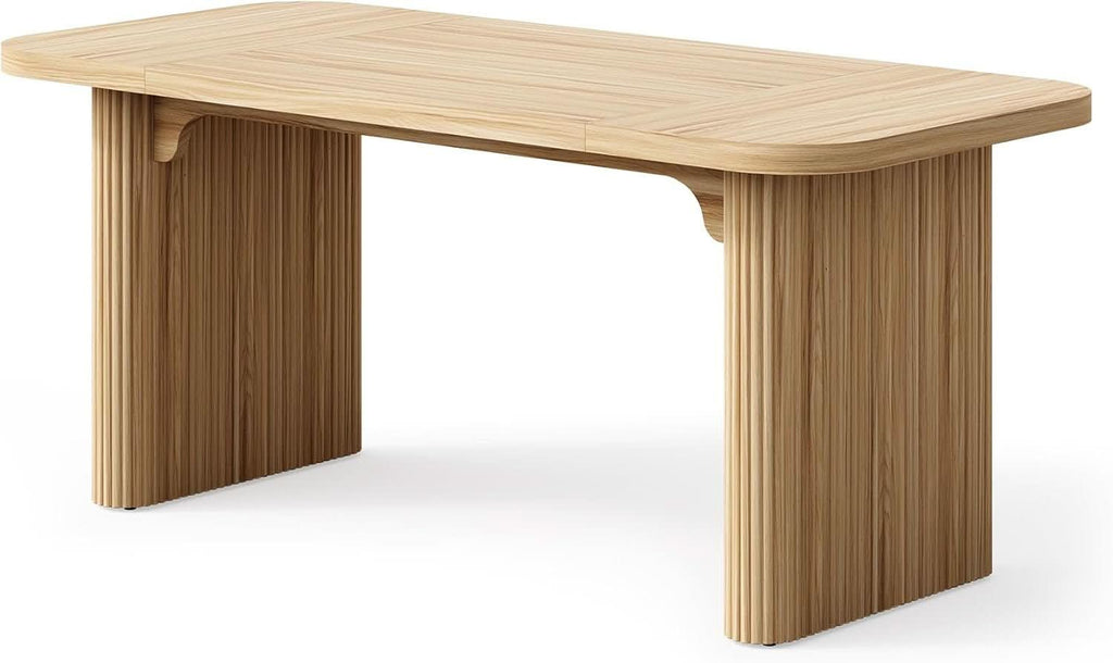 62 Inch Home Office Computer Desk Textured Double Base