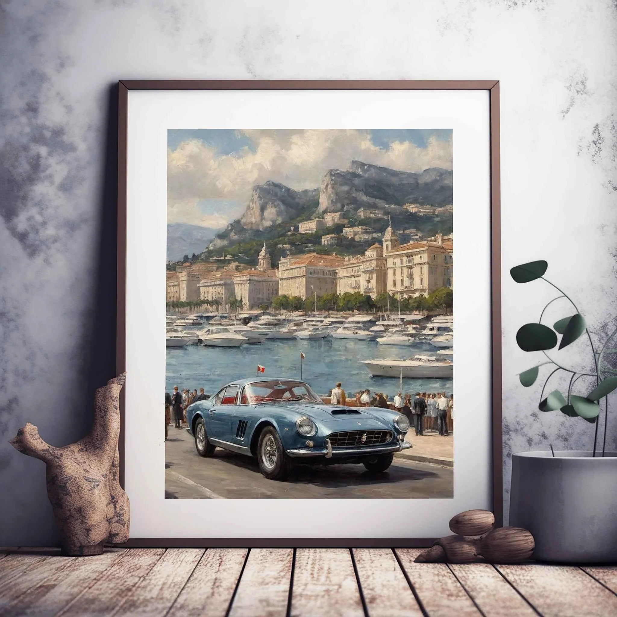 1963 Italian GT Berlinetta - Monaco Edition | Poster Canvas