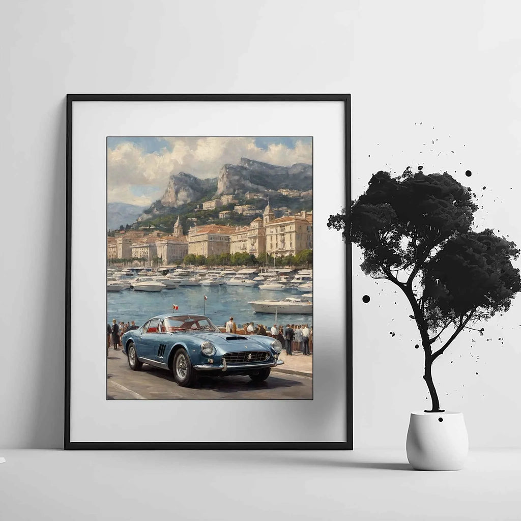 1963 Italian GT Berlinetta - Monaco Edition | Poster Canvas