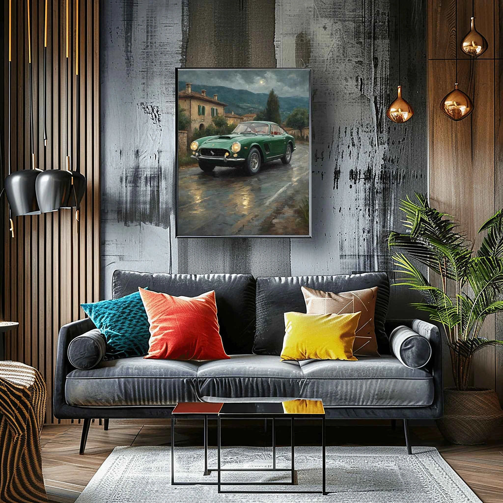 1963 Italian GT Berlinetta - Night Edition | Poster Canvas
