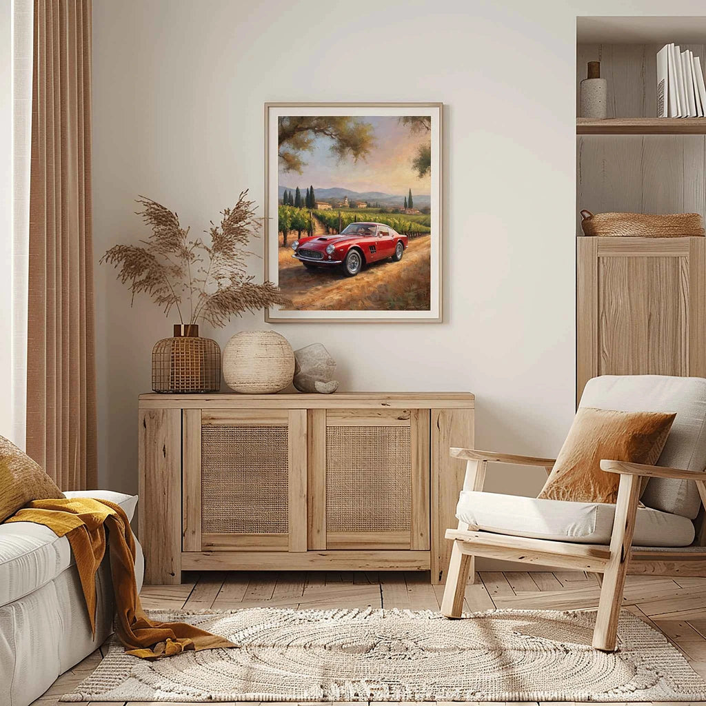 1963 Italian GT Berlinetta - Tuscany Edition | Poster Canvas