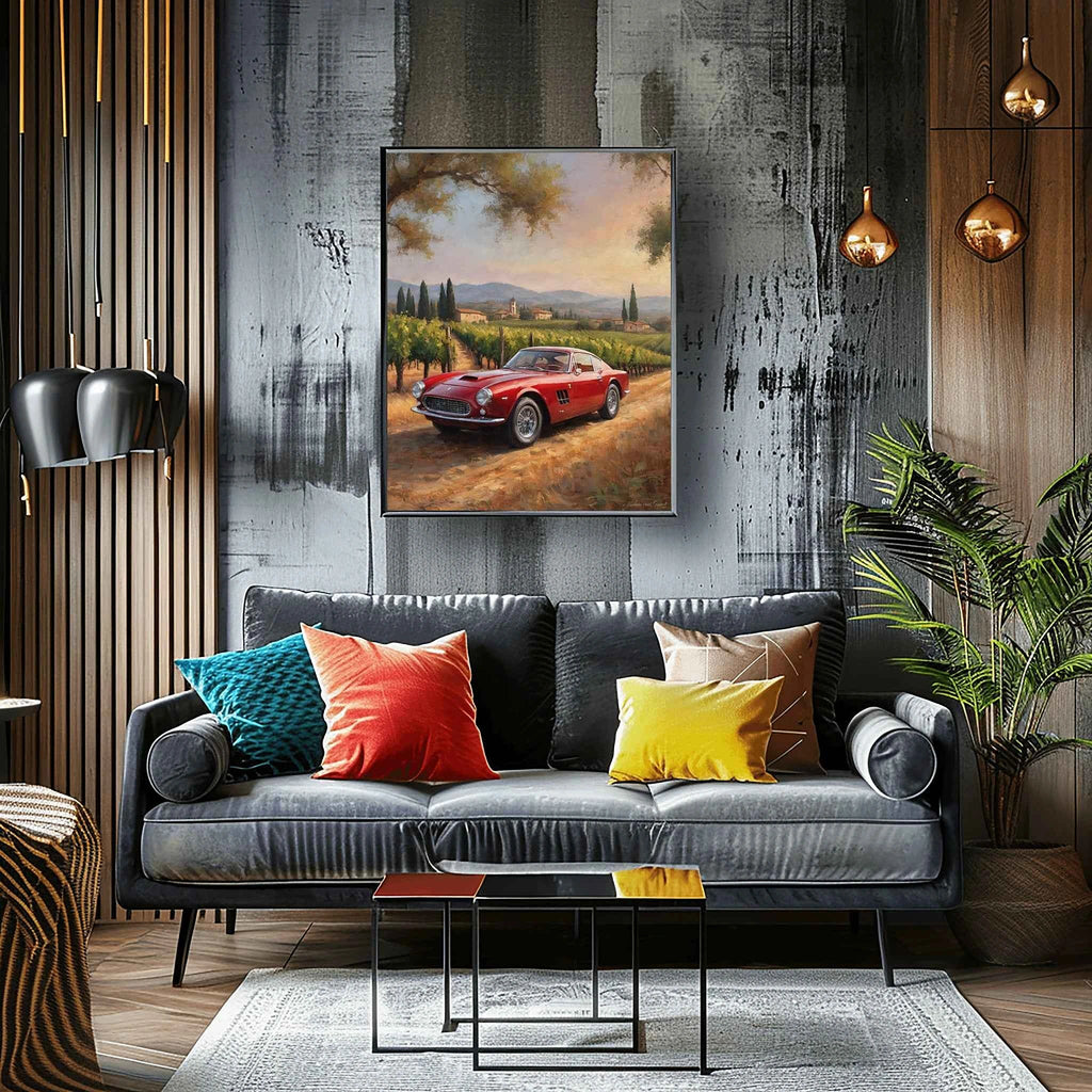 1963 Italian GT Berlinetta - Tuscany Edition | Poster Canvas