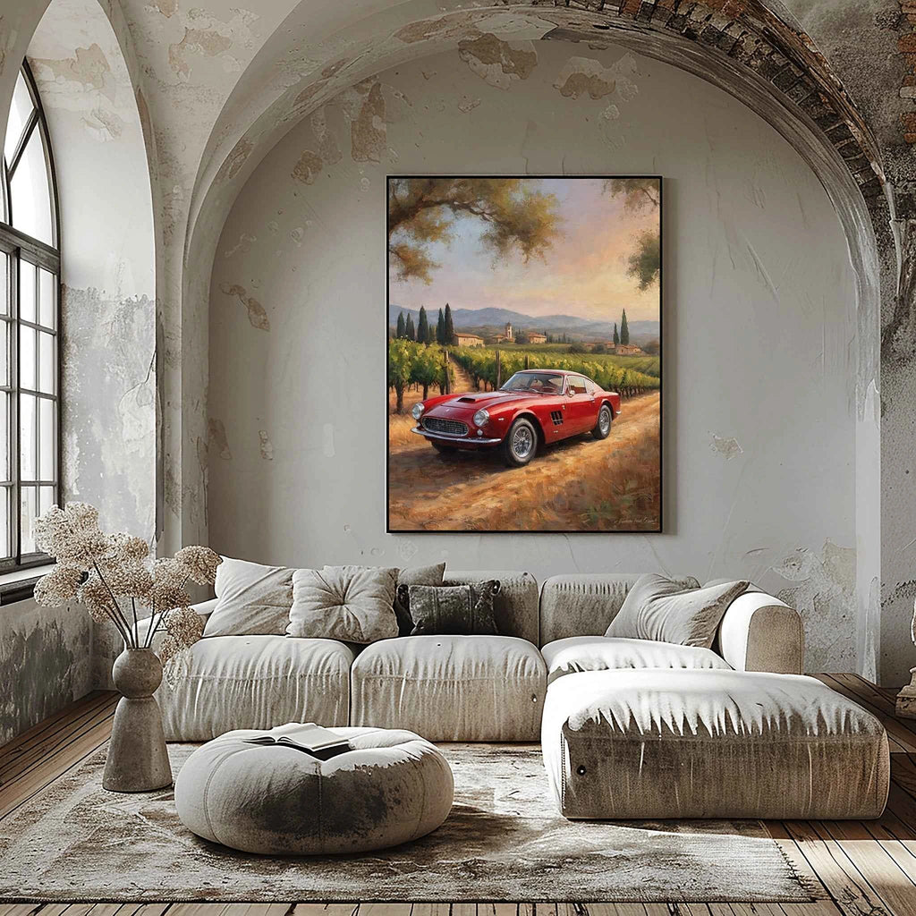 1963 Italian GT Berlinetta - Tuscany Edition | Poster Canvas