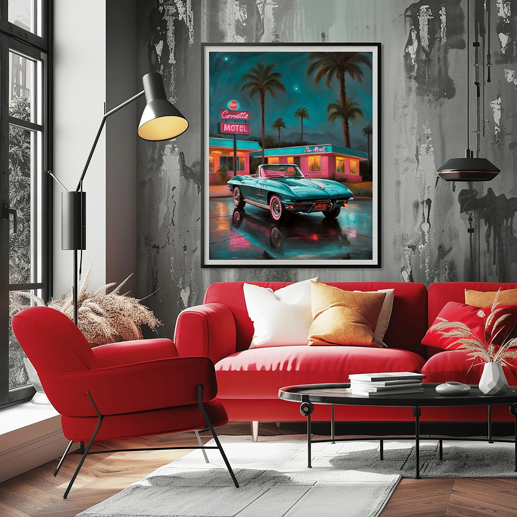 1963 Split-Window Stingray - Hotel Edition | Poster Canvas