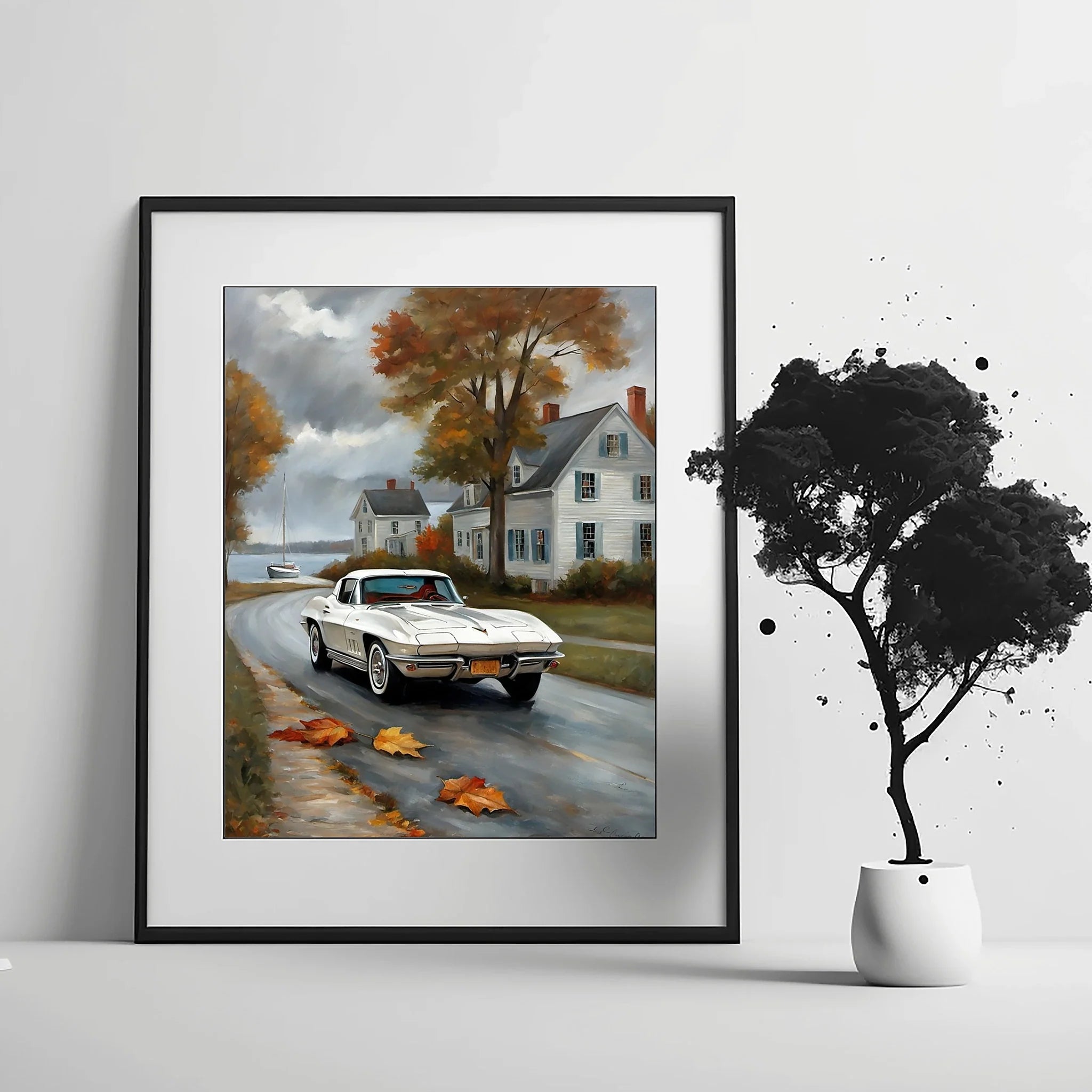 1963 Split-Window Stingray - Town Edition | Poster Canvas